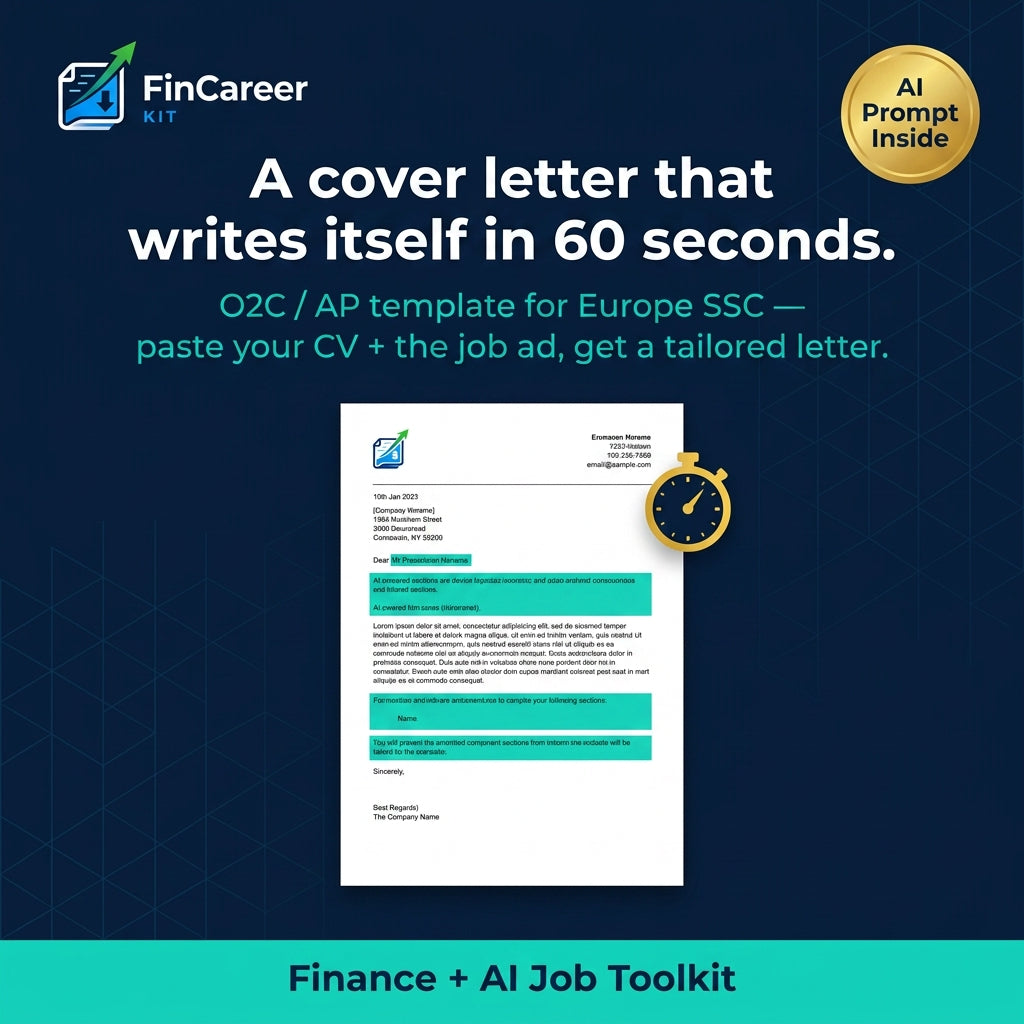 Finance + AI Cover Letter Toolkit