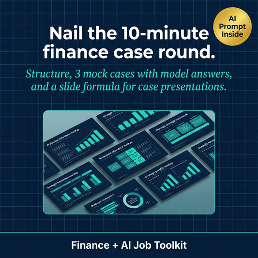 The Ultimate Finance Interview Toolkit