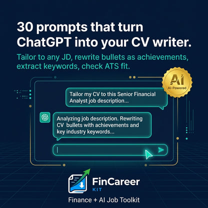 The Finance Career AI Prompt Vault