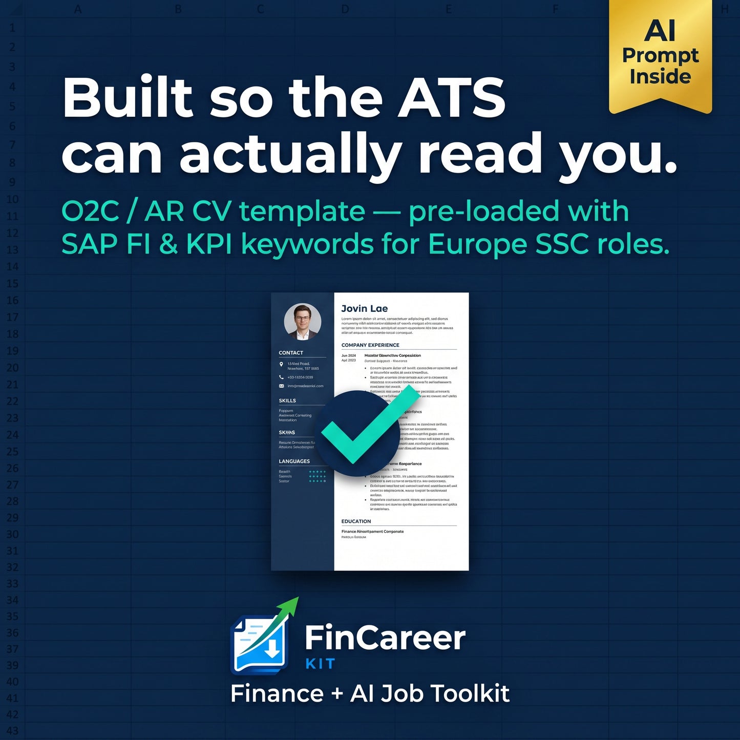 Finance ATS Resume Collection | Europe & Asia Edition