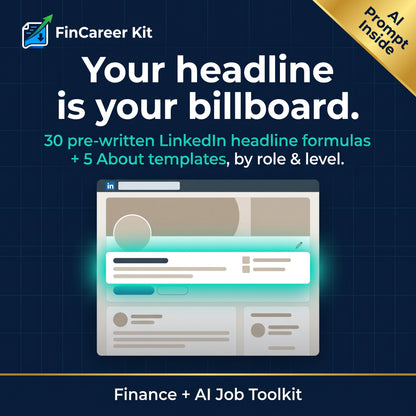 LinkedIn Optimization Kit for Finance Professionals