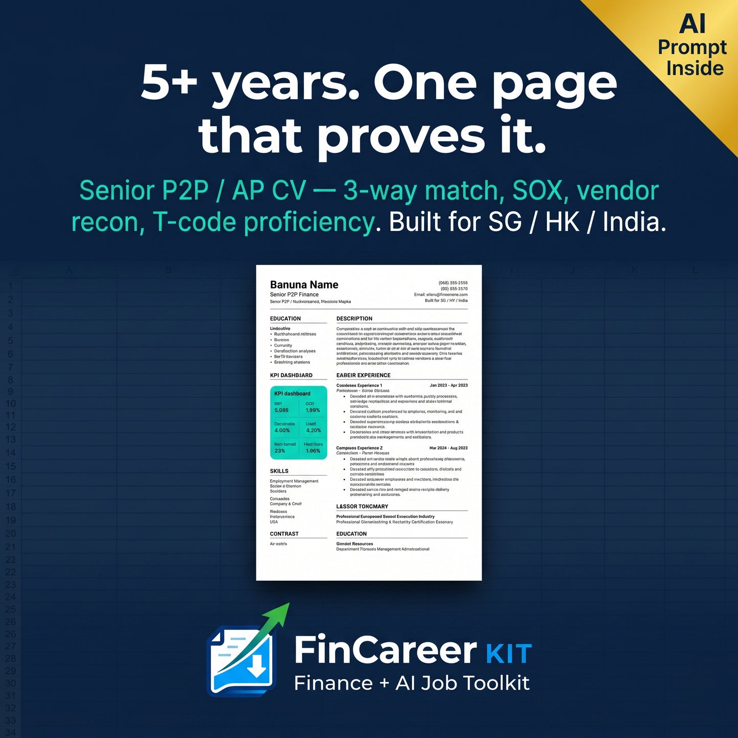Finance ATS Resume Collection | Europe & Asia Edition