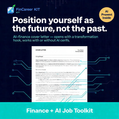 Finance + AI Cover Letter Toolkit