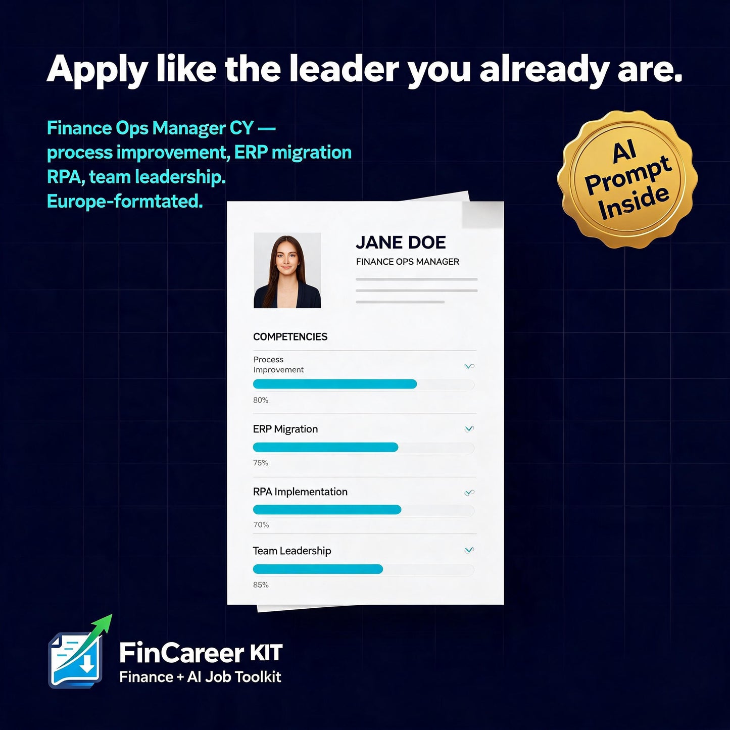 Finance ATS Resume Collection | Europe & Asia Edition