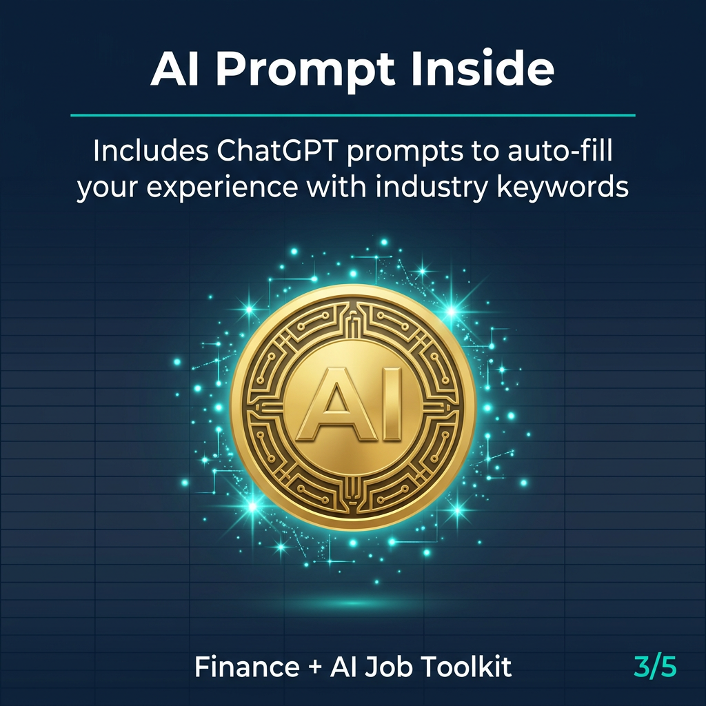 Finance ATS Resume Collection | Europe & Asia Edition