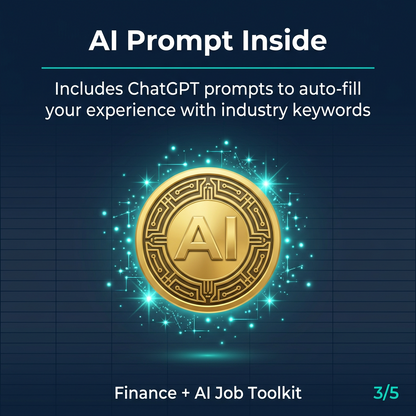 Finance ATS Resume Collection | Europe & Asia Edition