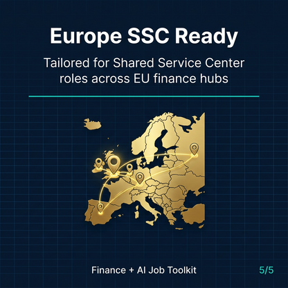 Finance ATS Resume Collection | Europe & Asia Edition