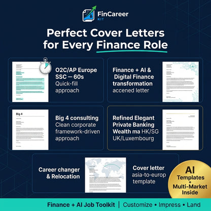 Finance + AI Cover Letter Toolkit